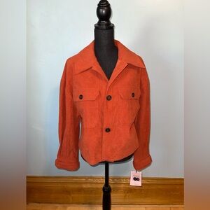 Corduroy Orange Jacket